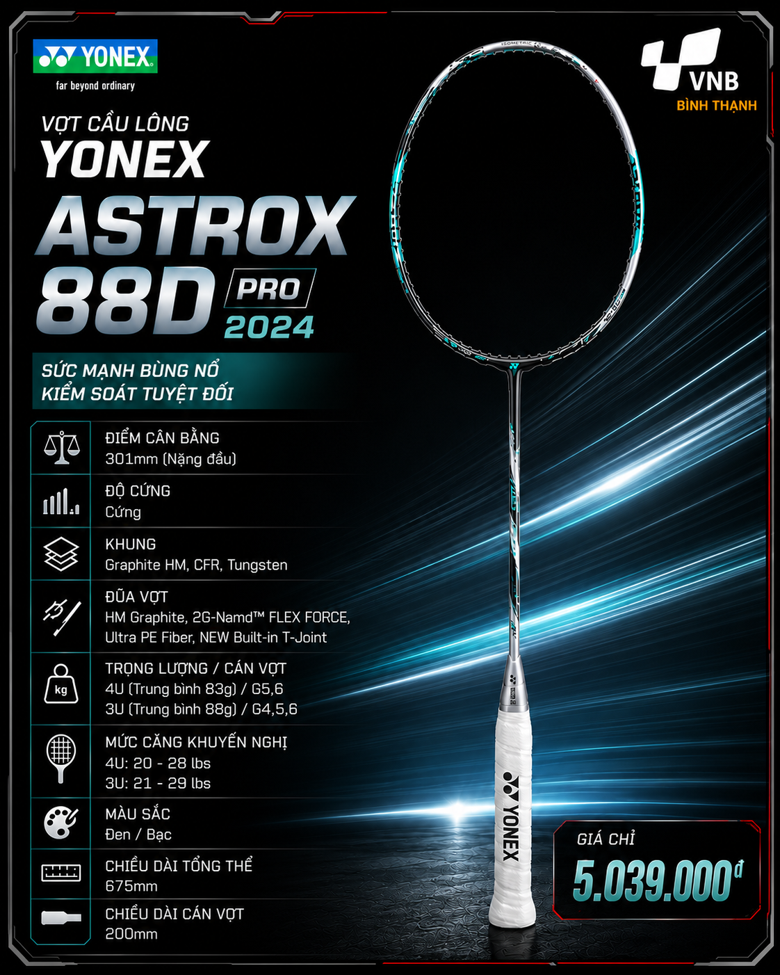 Vợt Cầu Lông Yonex Astrox 88D Pro 2024
